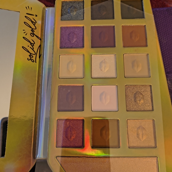 Spoiled Cosmetics Other - Eyeshadow Palette with Purple and Gold Shades